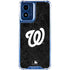 MLB Washington Nationals Dark Wash Moto G 5G (2024) Clear Case